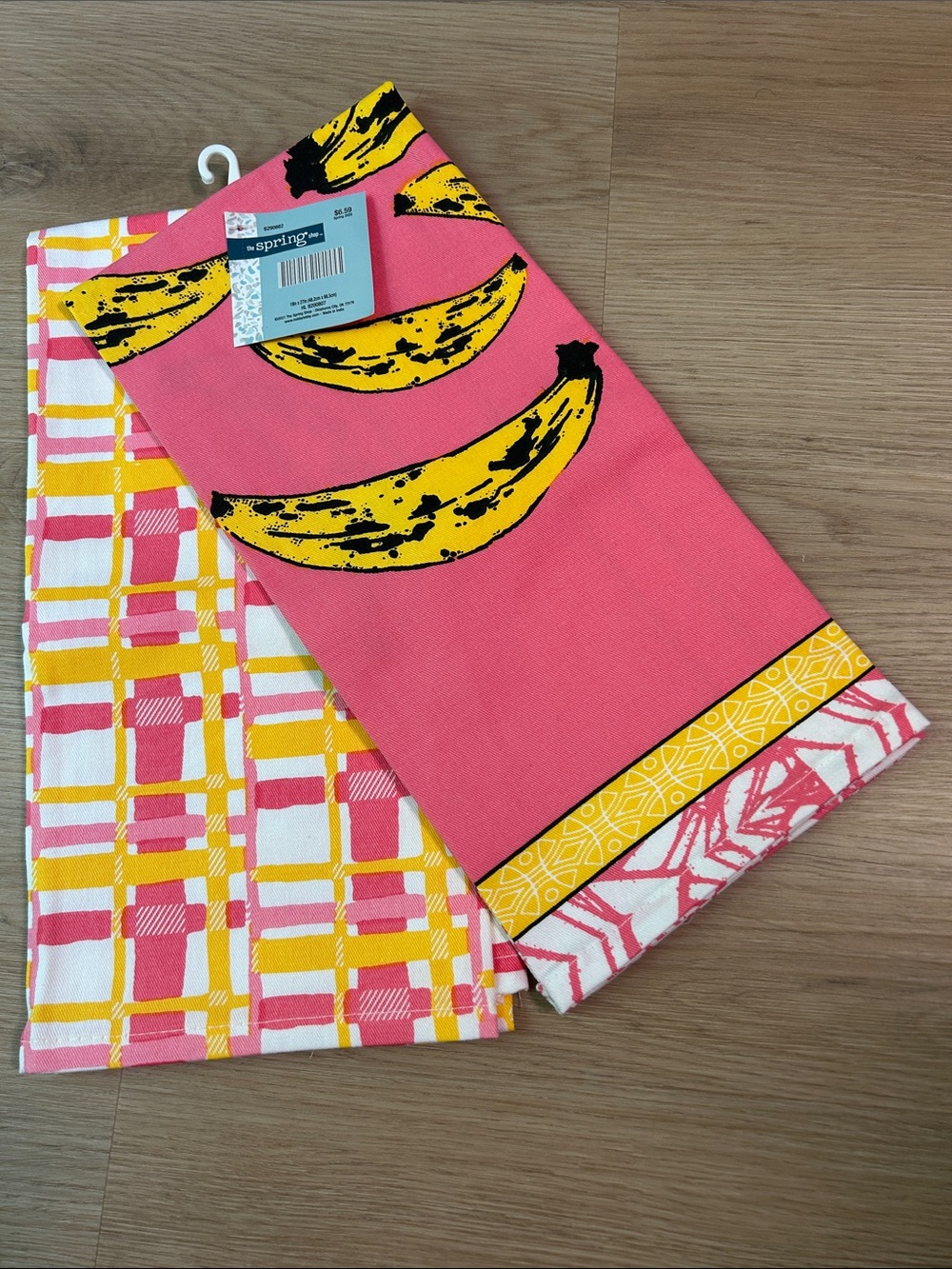 Banana-Print Kitchen Tea Towels-2 pack towels The Spring Shop Kitchen Towels-NEW